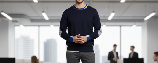 Maglia Uomo Paricollo Cotone