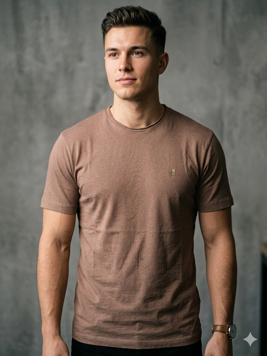 T-Shirt Paricollo Uomo Basic