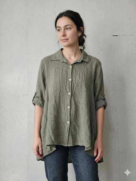 Camicione Donna Lino