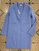 Carica l'immagine nel visualizzatore di Gallery, Cappotto Pannetto Leggero Celeste Taglia 42