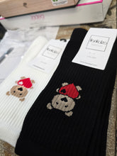 Carica l'immagine nel visualizzatore di Gallery, Calzini Cotone Sopra Caviglia Logo Orsetto Taglia Unica