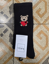 Carica l'immagine nel visualizzatore di Gallery, Calzini Cotone Sopra Caviglia Logo Orsetto Taglia Unica