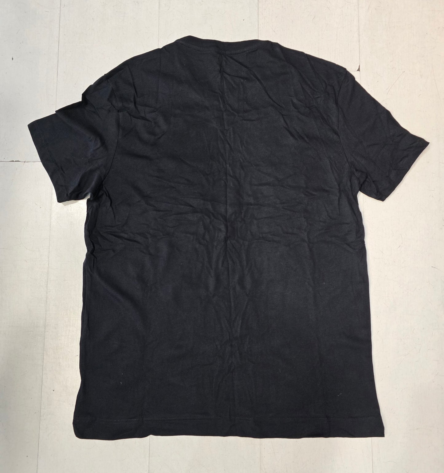 T-Shirt Cotone Paricollo Intimo Esternabile Nero