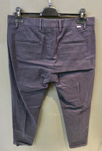 Carica l'immagine nel visualizzatore di Gallery, Pantalone Chinos Canvas Cotone Blu Tasche Filetto