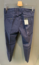 Carica l'immagine nel visualizzatore di Gallery, Pantalone Chinos Canvas Cotone Blu Tasche Bottoni Taglia 42