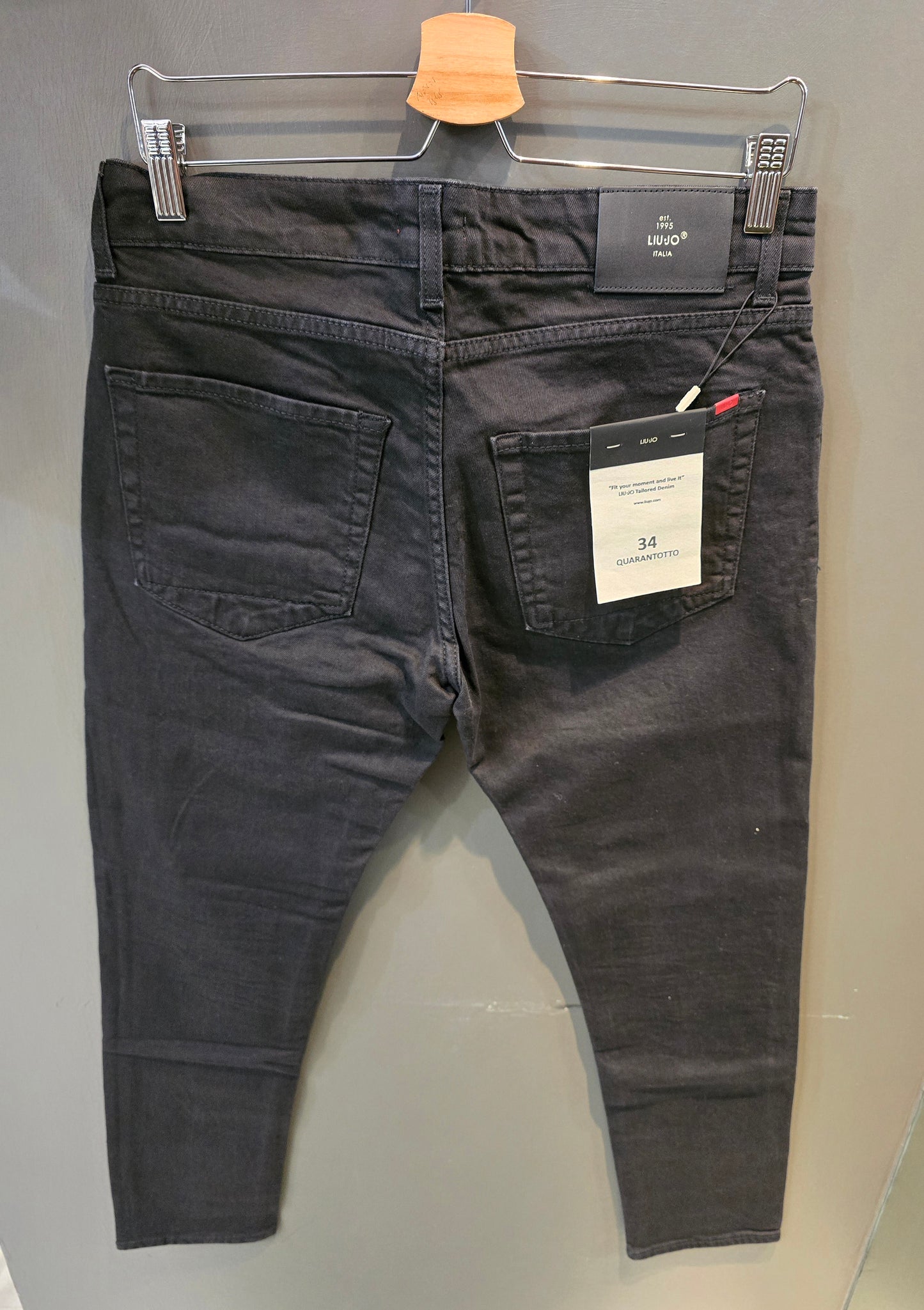 Jeans Scott Elasticizzato Nero Skinny