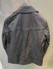 Carica l'immagine nel visualizzatore di Gallery, Giubbotto Pea Coat Impermeabile Imbottitura Doppiopetto Nero