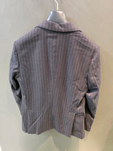 Carica l'immagine nel visualizzatore di Gallery, Giacca Gessata Blu Scuro Taglia 44 Completabile