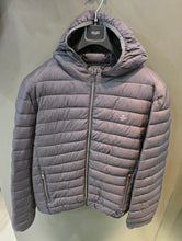 Carica l'immagine nel visualizzatore di Gallery, Piumino Imbottitura Ecologica Cappuccio Grigio XXXL