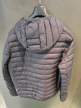 Carica l'immagine nel visualizzatore di Gallery, Piumino Imbottitura Ecologica Cappuccio Grigio XXXL