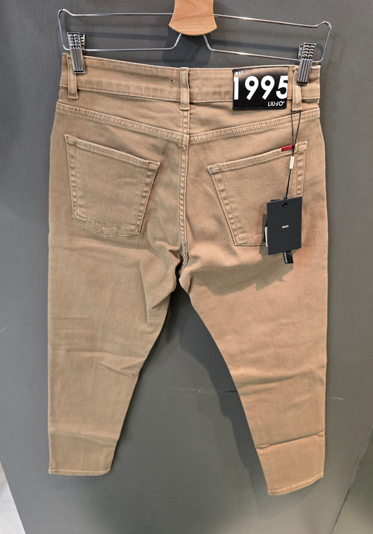Jeans Tessuto Semielasticizzato Camel Slim Fit