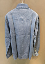Carica l'immagine nel visualizzatore di Gallery, Camicia Jeans Colletto Lavaggio Medio Blu Taglia L