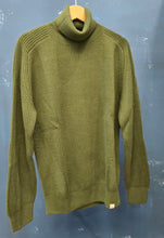 Carica l'immagine nel visualizzatore di Gallery, Maglia Coste Dolcevita Verde Militare Taglia XL