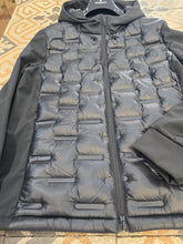 Carica l'immagine nel visualizzatore di Gallery, Giubbotto Nylon Neoprene Nero Zip Uomo