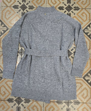 Carica l'immagine nel visualizzatore di Gallery, Cardigan Misto Lana Cinturato Bordature Lurex