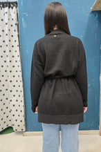 Carica l'immagine nel visualizzatore di Gallery, Cardigan Misto Lana Cinturato Bordature Lurex