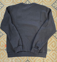 Carica l'immagine nel visualizzatore di Gallery, Felpa Cotone Felpato Disegno Nero Antracite Uomo