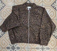 Carica l'immagine nel visualizzatore di Gallery, Bomber Felpa Felpata Cotone Stampa Animalier Taglia Unica