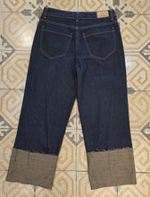 Carica l'immagine nel visualizzatore di Gallery, Jeans Elasticizzato Dritto Rovescione Blu Scuro