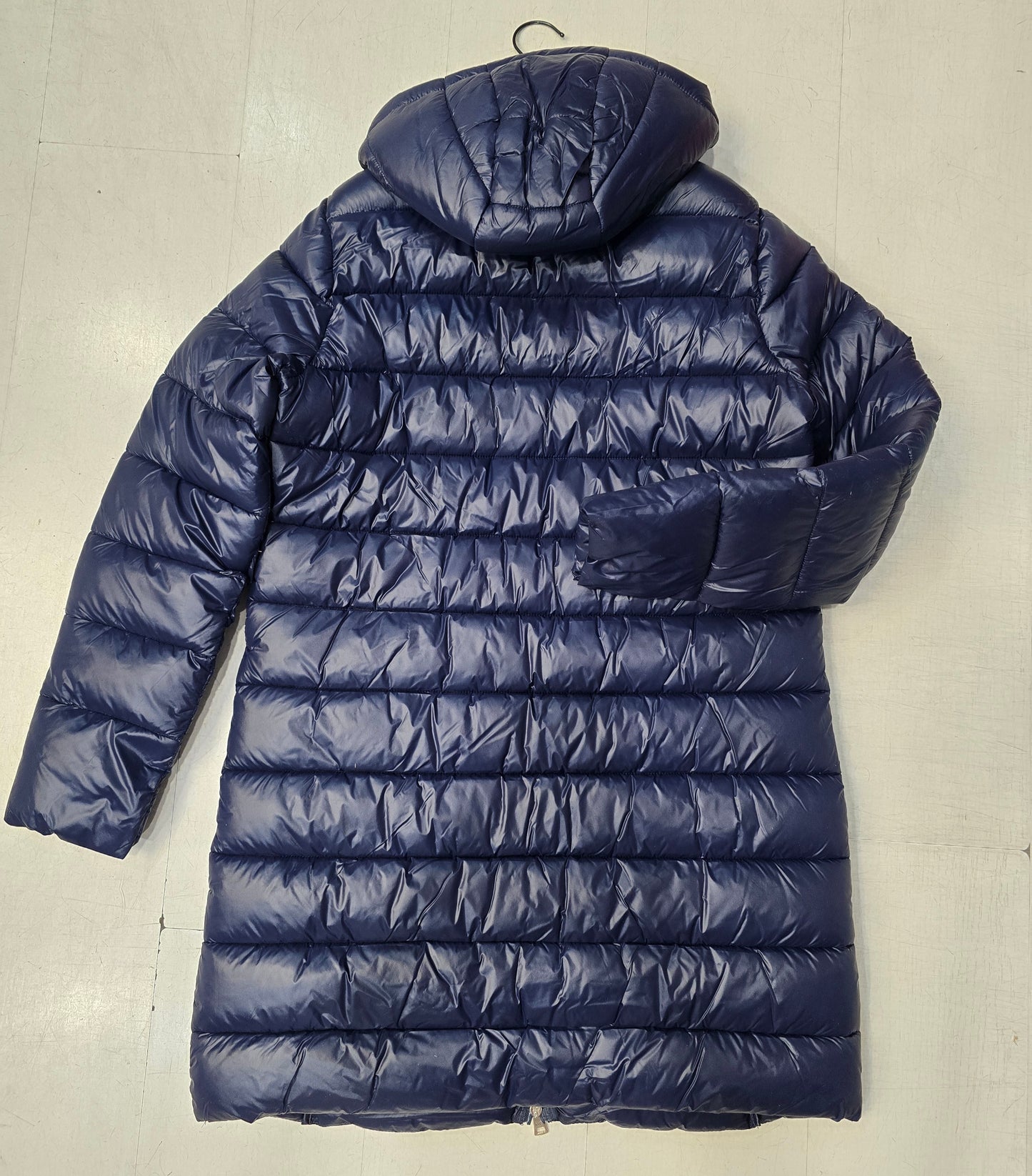 Piumino Ecologico Cappuccio Taglio Avvitato Ginocchio Zip Doppio Cursore