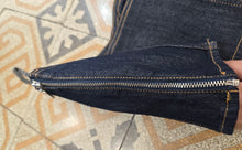 Carica l'immagine nel visualizzatore di Gallery, Top Bustino Corto Spalline Strass Jeans Zip Taglia 42