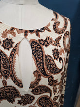 Carica l'immagine nel visualizzatore di Gallery, Abito Fantasia Viscosa Pettinata Dritto Scollatura Goccia