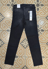 Carica l'immagine nel visualizzatore di Gallery, Jeans Elasticizzato Skinny Pietre Tasca Nero Taglia 42