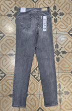 Carica l'immagine nel visualizzatore di Gallery, Jeans Skinny Denim Grigio Passanti Strass Taglia 40