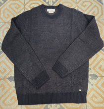 Carica l'immagine nel visualizzatore di Gallery, Maglia Paricollo Lana Pannocchia Nero Marrone