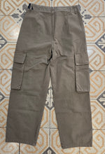 Carica l'immagine nel visualizzatore di Gallery, Pantalone Cargo Canvas Cotone Cachi Taglia 42