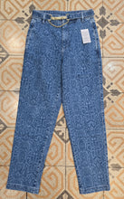 Carica l'immagine nel visualizzatore di Gallery, Jeans Elastico Stampato Cintura Catena Oro Boyfriend