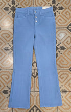 Carica l'immagine nel visualizzatore di Gallery, Jeans Elasticizzato Denim Colorato Azzurro Zampetta