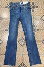 Carica l'immagine nel visualizzatore di Gallery, Jeans Elasticizzato Zampa Blu Medio Taglia 42