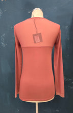 Carica l'immagine nel visualizzatore di Gallery, Maglia Viscosa Leggera Inserto Pizzo Rosa Antico