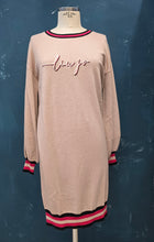 Carica l'immagine nel visualizzatore di Gallery, Abito Maglia Viscosa Lurex Logo Rosa Taglia 42