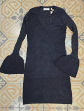 Carica l'immagine nel visualizzatore di Gallery, Abito Maglia Viscosa Tubino Manica Traforata Gala