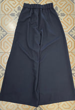 Carica l'immagine nel visualizzatore di Gallery, Pantagonna Crepe Largo Cinturino Elastico Pinces