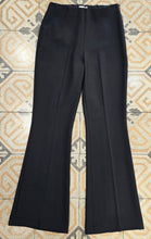 Carica l'immagine nel visualizzatore di Gallery, Pantalone Zampa Zip Laterale Nero