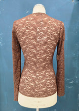 Carica l'immagine nel visualizzatore di Gallery, Maglia Pizzo Elasticizzata Scollo V Manica Svasata
