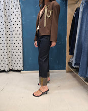 Carica l'immagine nel visualizzatore di Gallery, Jeans Elasticizzato Dritto Rovescione Blu Scuro