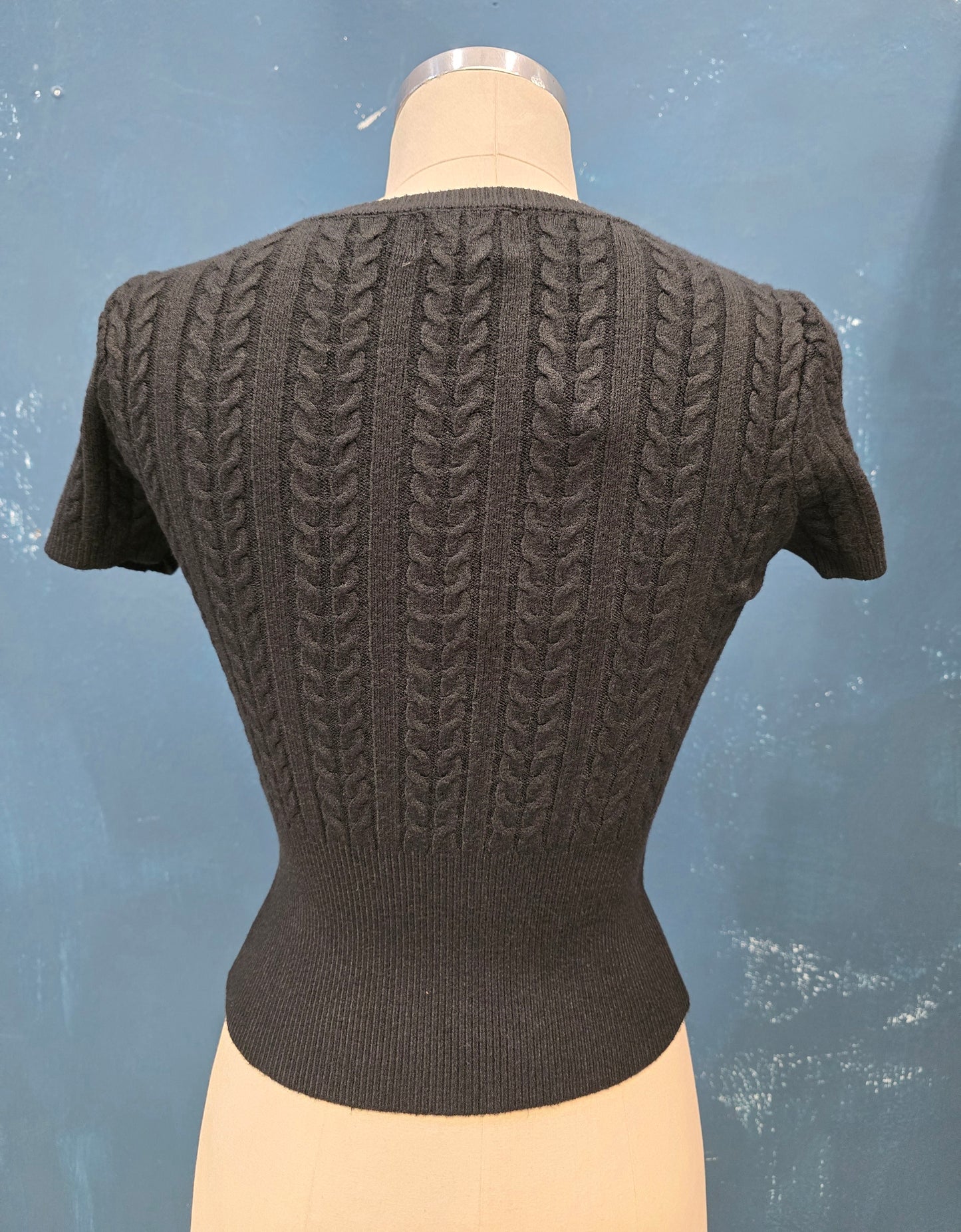 Maglia Viscosa Calda Mezza Manica Paricollo Aderente