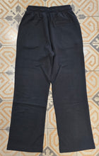 Carica l'immagine nel visualizzatore di Gallery, Pantalone Interlock Gamba Larga Coulisse Strass