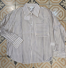 Carica l'immagine nel visualizzatore di Gallery, Camicia Lyocell Rigata Vestibilità Comoda