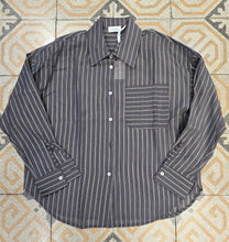 Carica l'immagine nel visualizzatore di Gallery, Camicia Lyocell Rigata Vestibilità Comoda