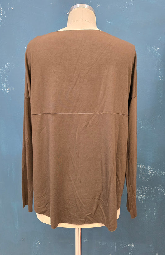 T-Shirt Kimono Viscosa Barca Orli Laser Taglia Unica