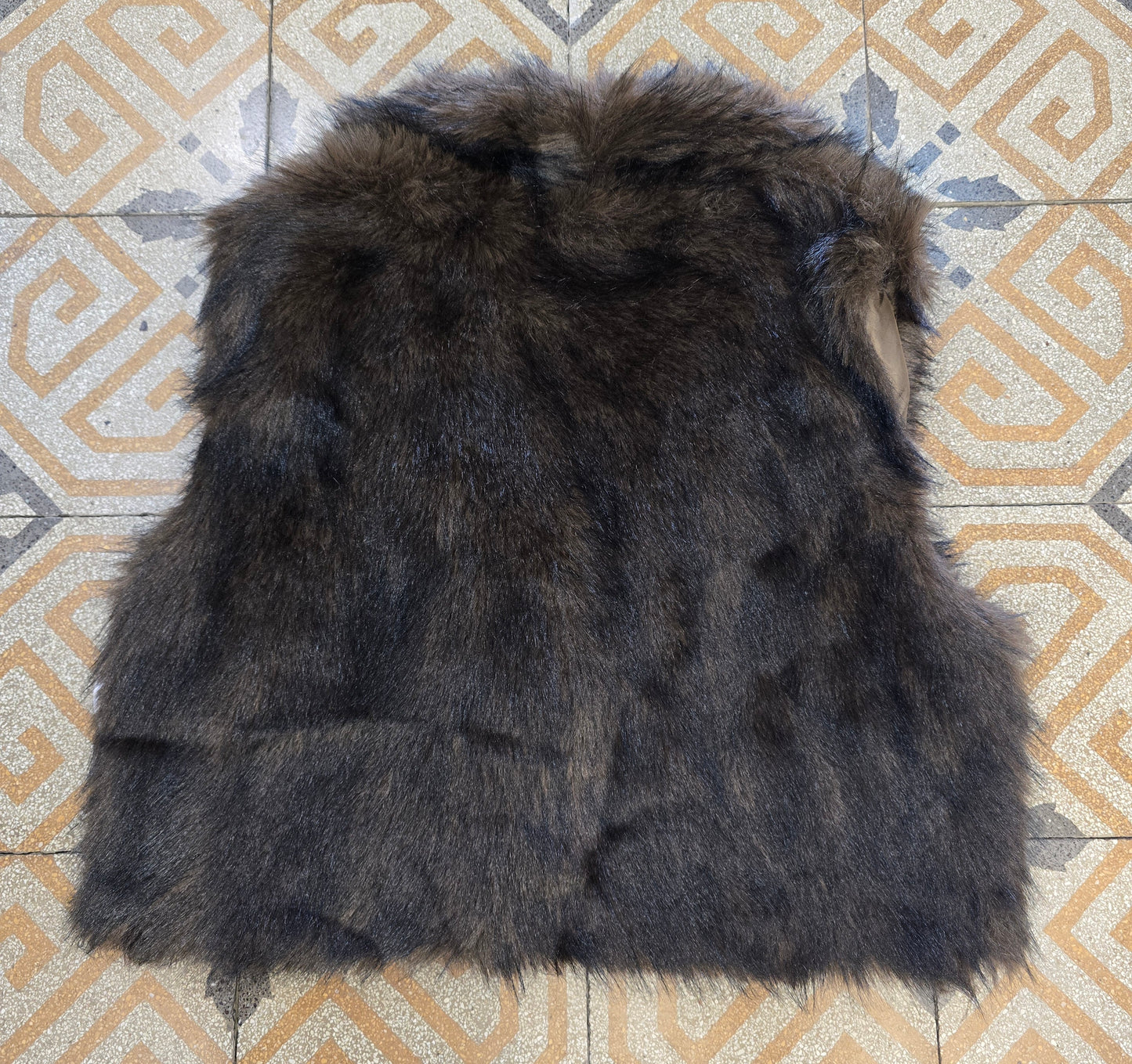 Gilet Corto Ecopelliccia Taglia Unica