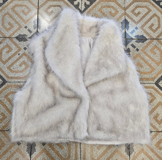 Gilet Corto Ecopelliccia Taglia Unica