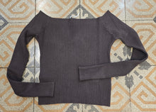 Carica l'immagine nel visualizzatore di Gallery, Maglia Costine Corta Scollo Barca