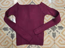 Carica l'immagine nel visualizzatore di Gallery, Maglia Costine Corta Scollo Barca