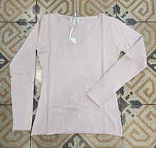 Carica l'immagine nel visualizzatore di Gallery, Maglia Scollo V Viscosa Aderente